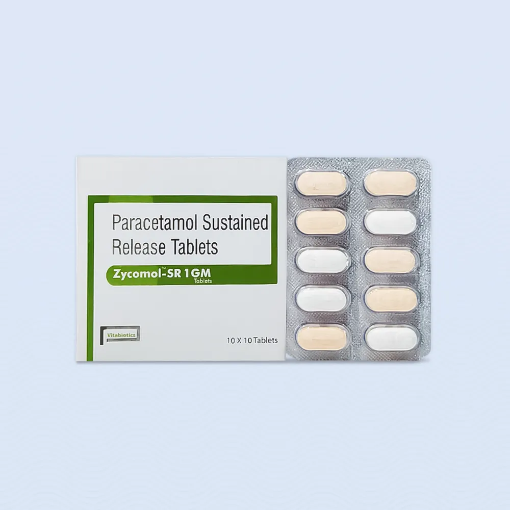 ZYCOMOL-SR 1 GM TABLETS